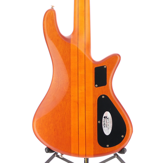 Schecter Stiletto Studio 8-string Bass LH - Honey Satin (SR) (29014)