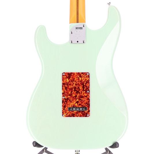Fender American Professional II Stratocaster Thinline, Rosewood Fingerboard, Transparent Surf Green (A13) (11101)