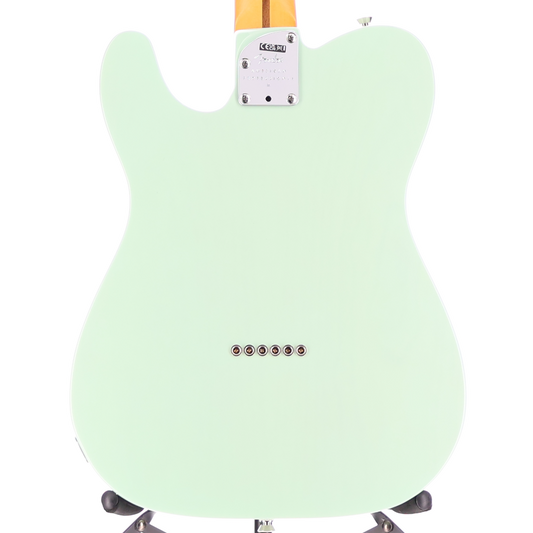 Fender American Professional II Telecaster Thinline, Maple Fingerboard, Transparent Surf Green (Z3) (22878)