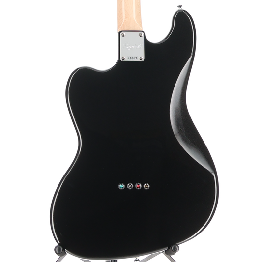 Squier Paranormal Rascal Bass HH, Laurel Fingerboard, White Pearloid Pickguard, Metallic Black (S11) (07466)