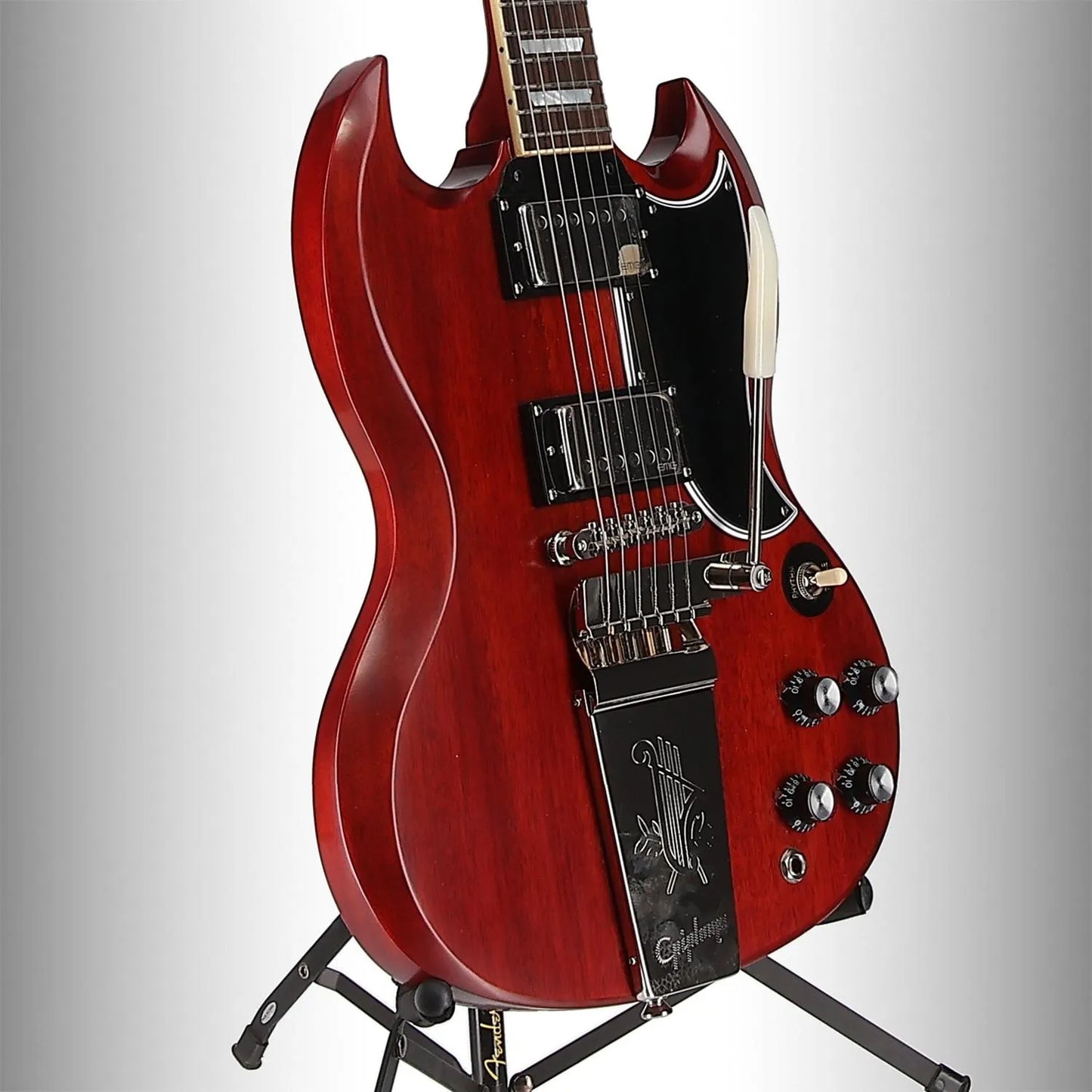 1964 SG Standard Reissue with Maestro Vibrola Cherry Red with EMG 66/57 Pickup Set Mod (D10) (99054)
