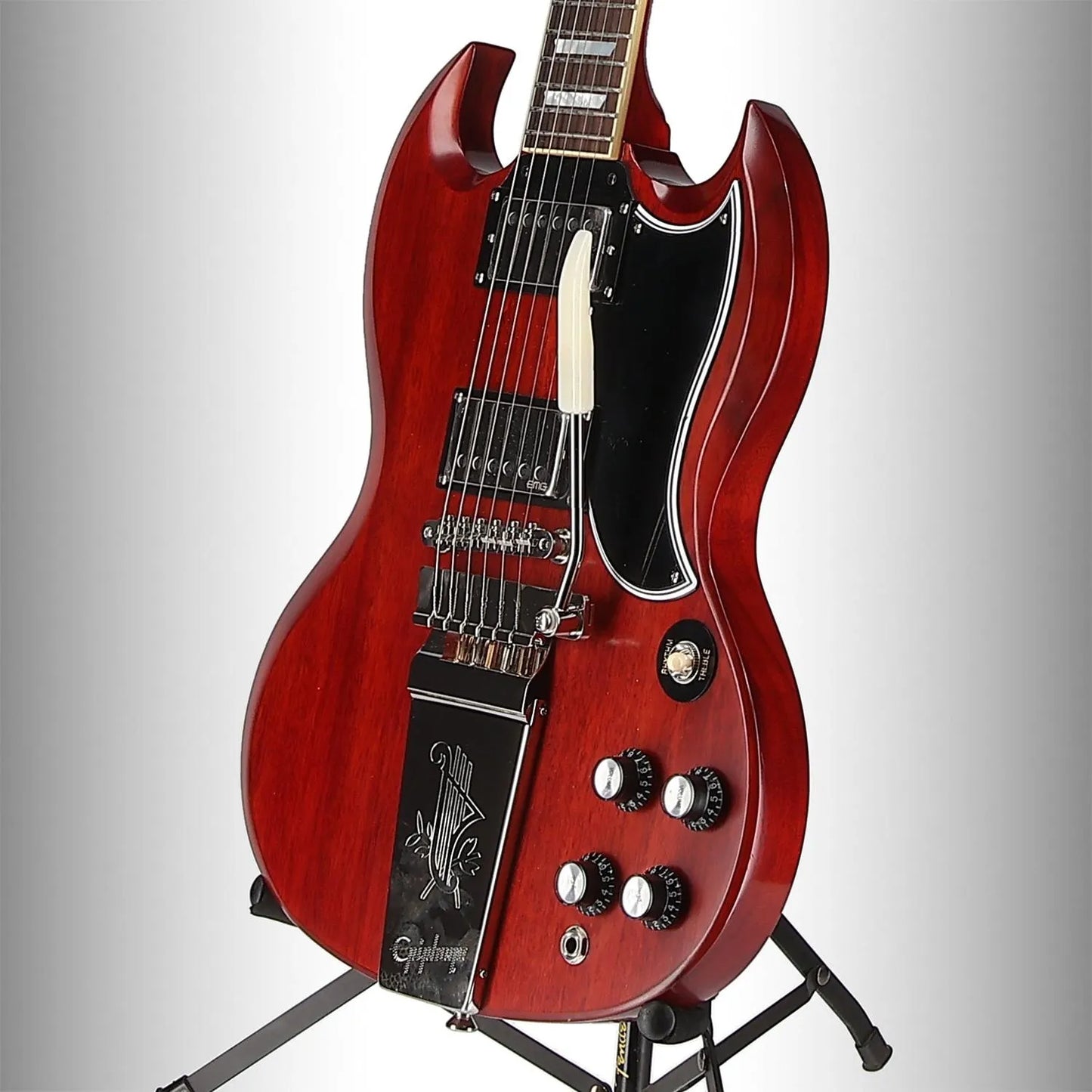 1964 SG Standard Reissue with Maestro Vibrola Cherry Red with EMG 66/57 Pickup Set Mod (D10) (99054)