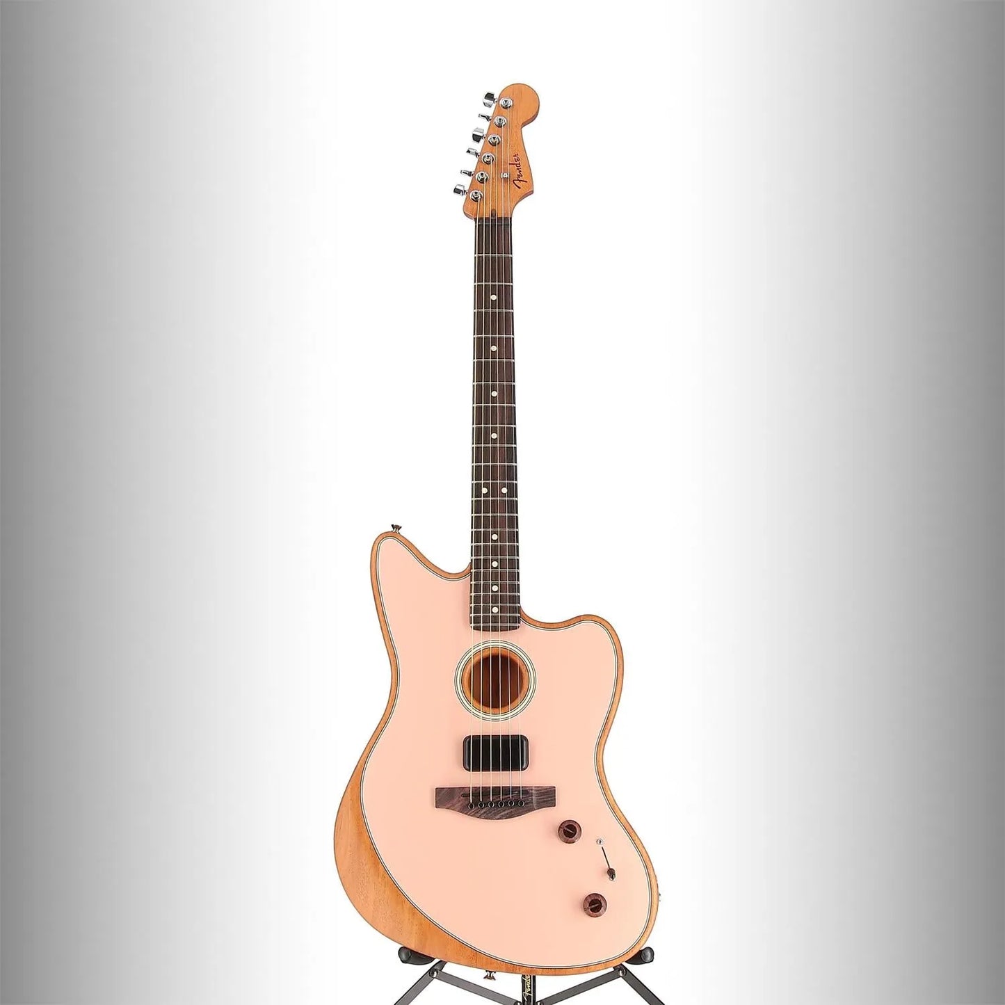 Acoustasonic Player Jazzmaster, Rosewood Fingerboard, Shell Pink (P11) (17447)