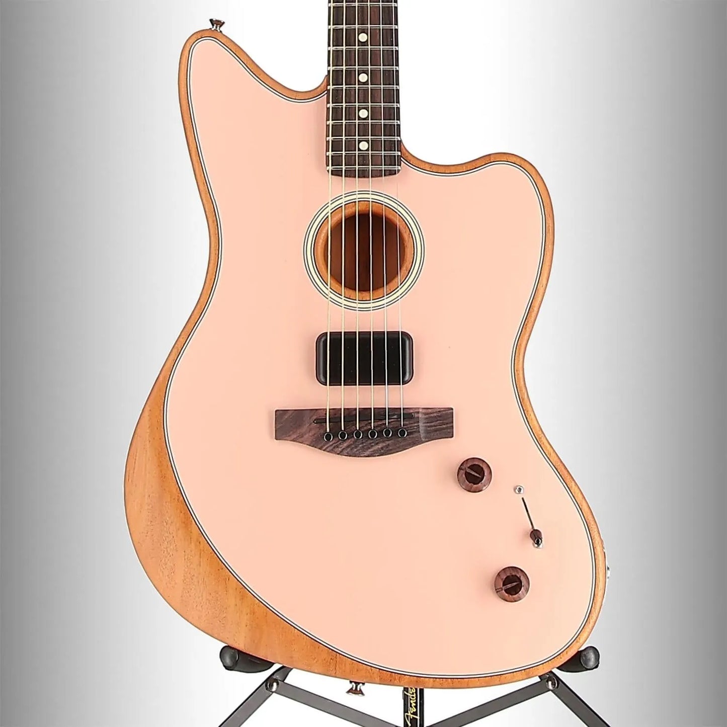 Acoustasonic Player Jazzmaster, Rosewood Fingerboard, Shell Pink (P11) (17447)