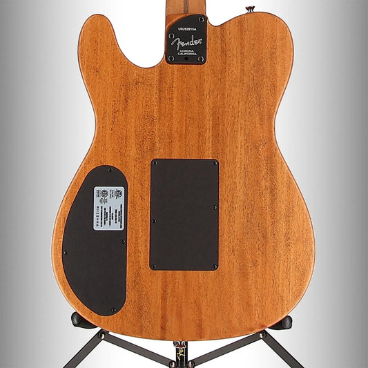 American Acoustasonic Telecaster, Ebony Fingerboard, Black (Q12) (2915A)