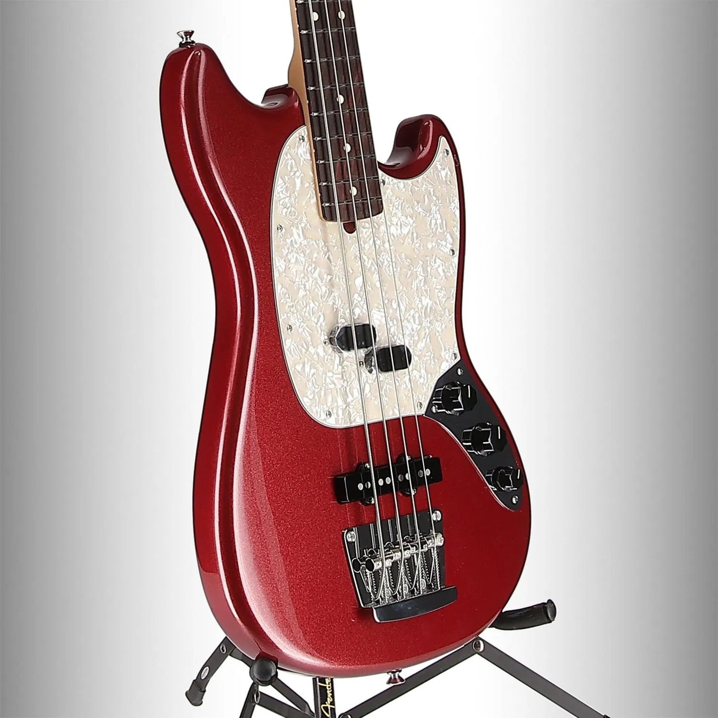 American Performer Mustang Bass, Rosewood Fingerboard, Aubergine (T10) (14296)