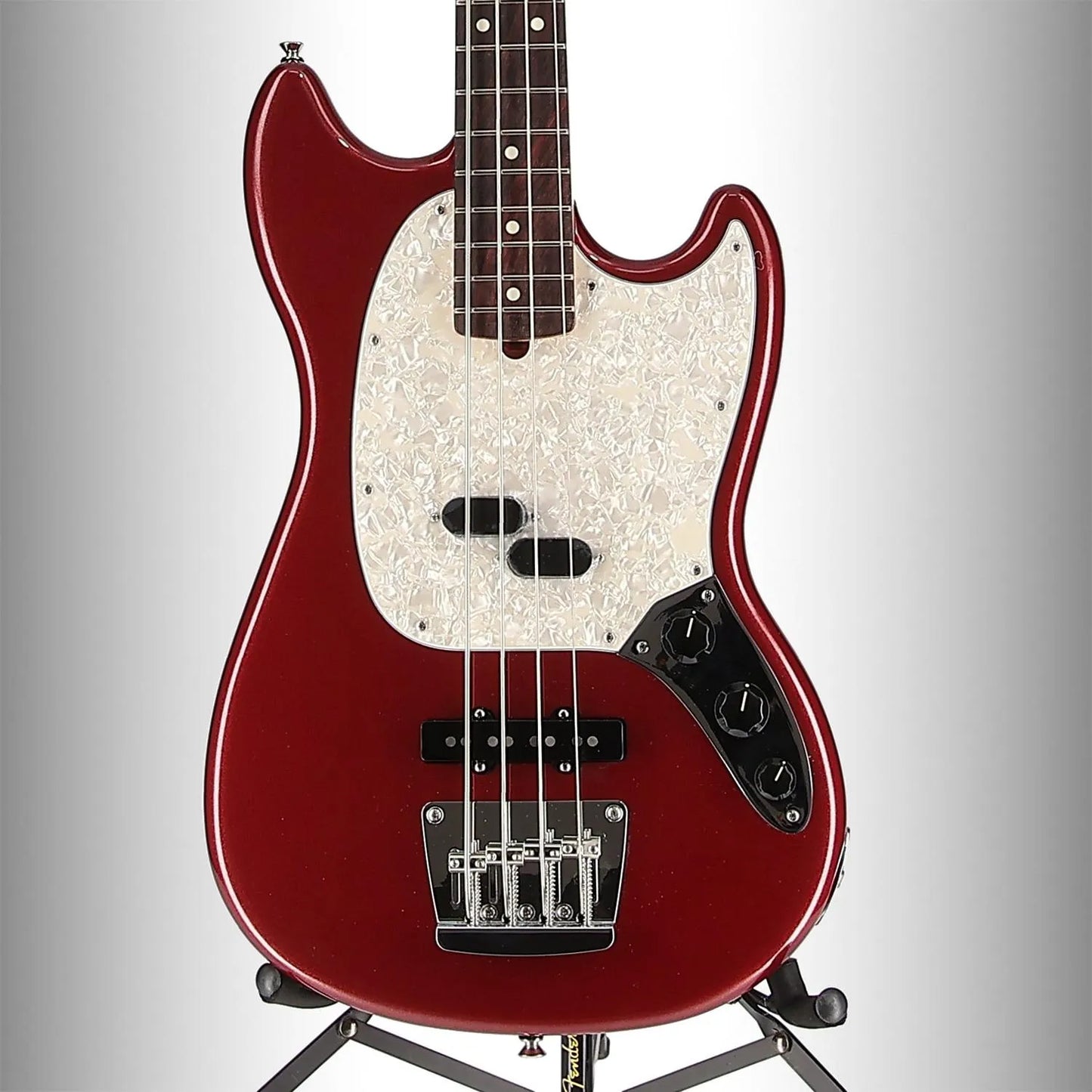 American Performer Mustang Bass, Rosewood Fingerboard, Aubergine (T10) (14296)