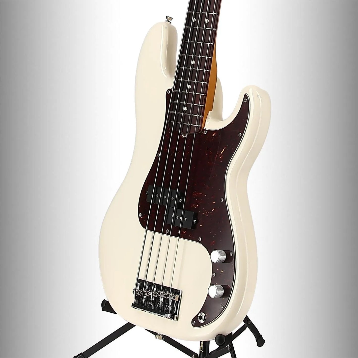 American Professional II Precision Bass V, Rosewood Fingerboard, Olympic White (RC2) (70908)