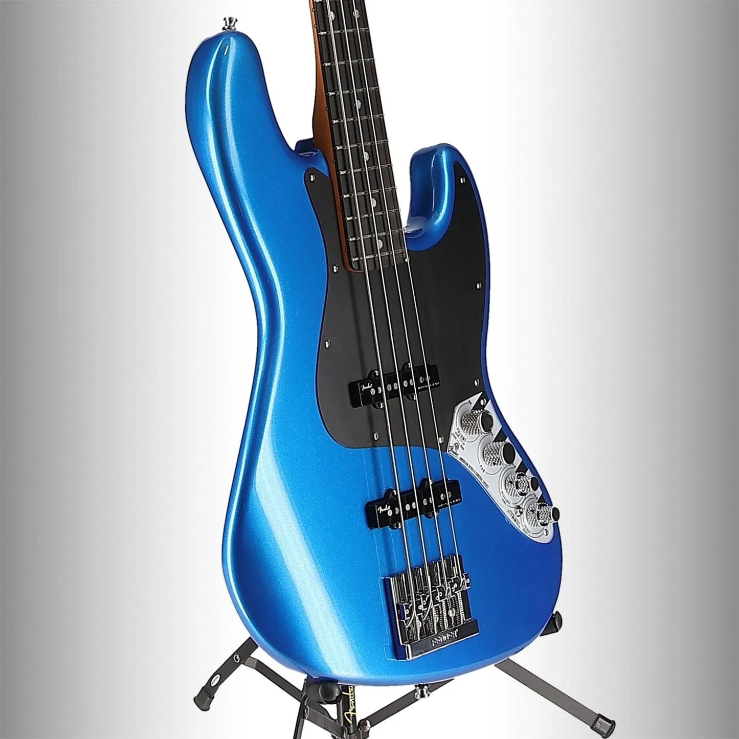 American Ultra II Jazz Bass, Ebony Fingerboard, Noble Blue (BB3) (11922)