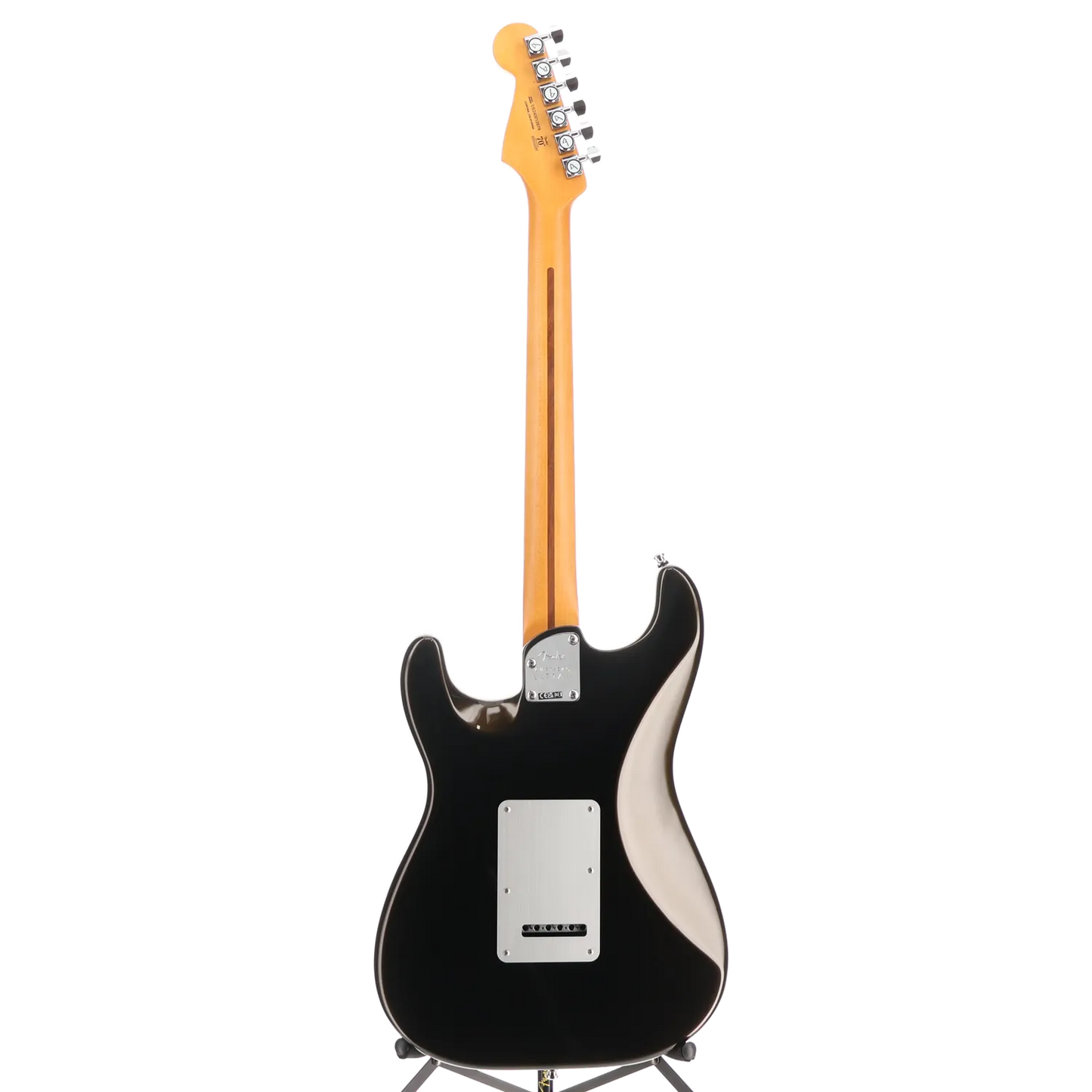 American Ultra II Stratocaster HSS, Ebony Fingerboard, Texas Tea (B4) (12679)
