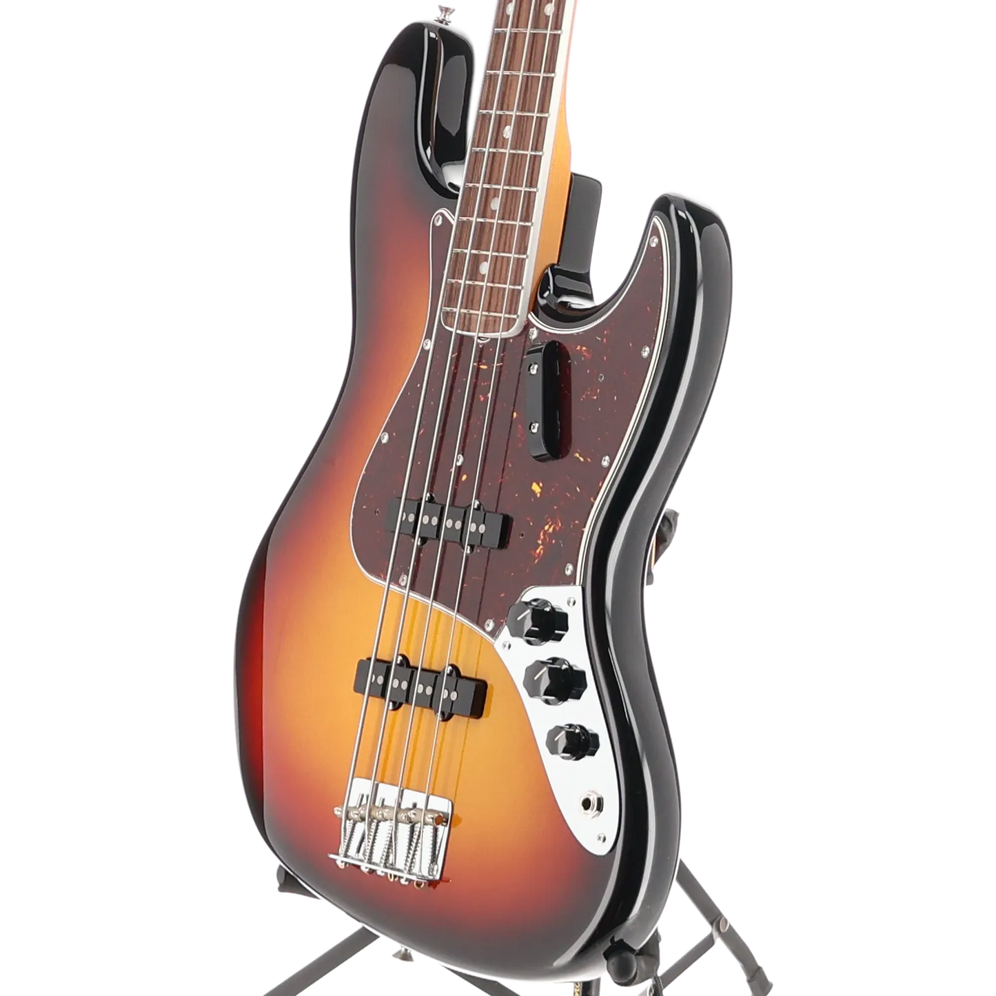 American Vintage II 1966 Jazz Bass, Rosewood Fingerboard, 3-Color Sunburst (RC3) (27874)