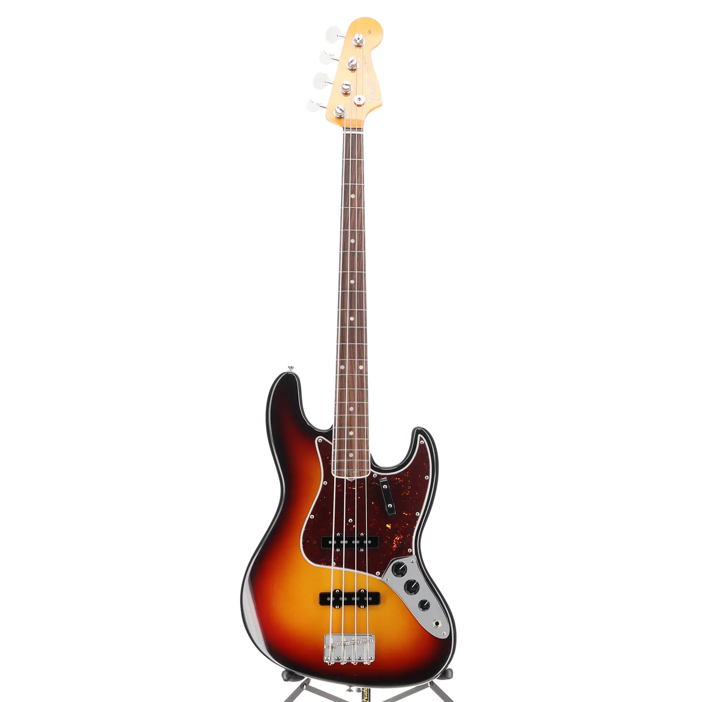 American Vintage II 1966 Jazz Bass, Rosewood Fingerboard, 3-Color Sunburst (RC3) (27874)