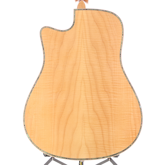 BC Rich 6-string Acoustic-electric with Maple Top, Maple Back and Sides, Mahogany Neck, and Ebony Fingerboard - Spalted Maple (P) (00029)