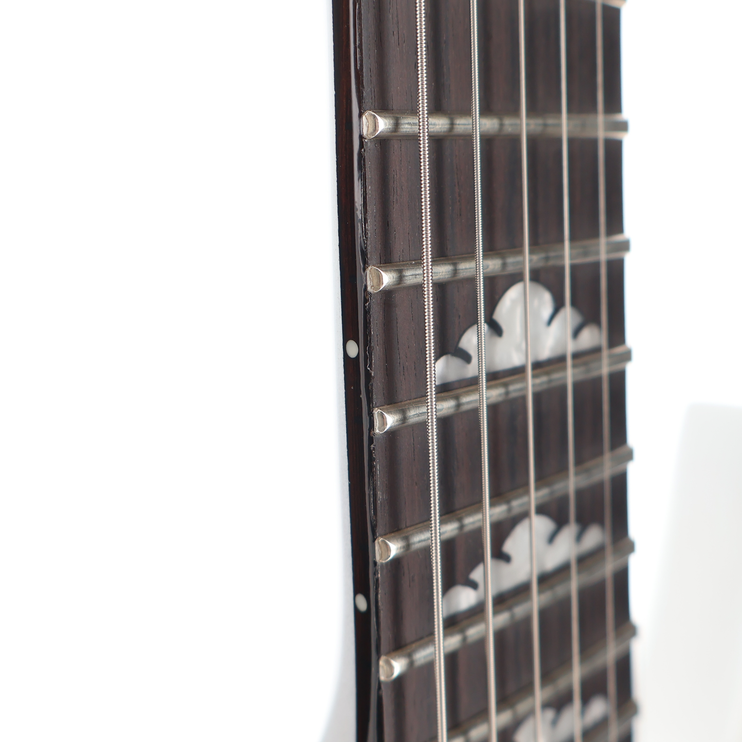 BC Rich Rich "B" Legacy 2023, Nyatoh Body, Pearl White, Dual Humbuckers, Professional Setup (SR) (40206)