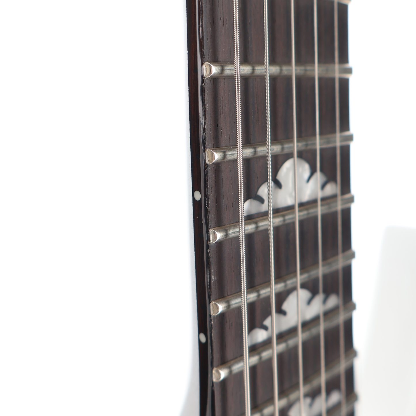 BC Rich Rich "B" Legacy 2023, Nyatoh Body, Pearl White, Dual Humbuckers, Professional Setup (SR) (40206)