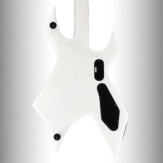 BC Rich Warlock Prophecy with Quad Bridge Left- Handed - Matte White (E8) (60106)