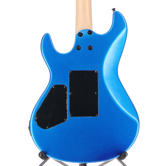G&L Fullerton Deluxe 2 Pickup Rampage 24 - Sparkle Blue, Maple Fingerboard, Chrome Floyd Rose (F10) (09080)