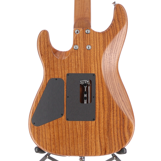 Charvel Custom Shop Guthrie Govan Signature HSH Caramelized Ash, Caramelized Flame Maple Fingerboard, Natural (D2) (00349)