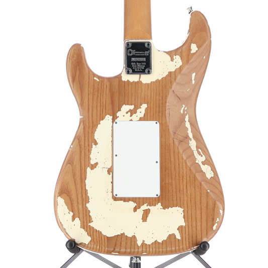 Charvel Henrik Danhage Limited Edition Signature Pro-Mod So-Cal Style 1 HS FR M, Maple Fingerboard, White Relic (V3)(42580) (42580)