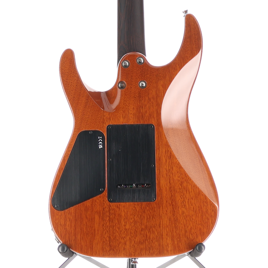 Charvel MJ DK24 HSH 2PT W Mahogany with Flame Maple, Antique Burst, Plays Great (H8) (00210)