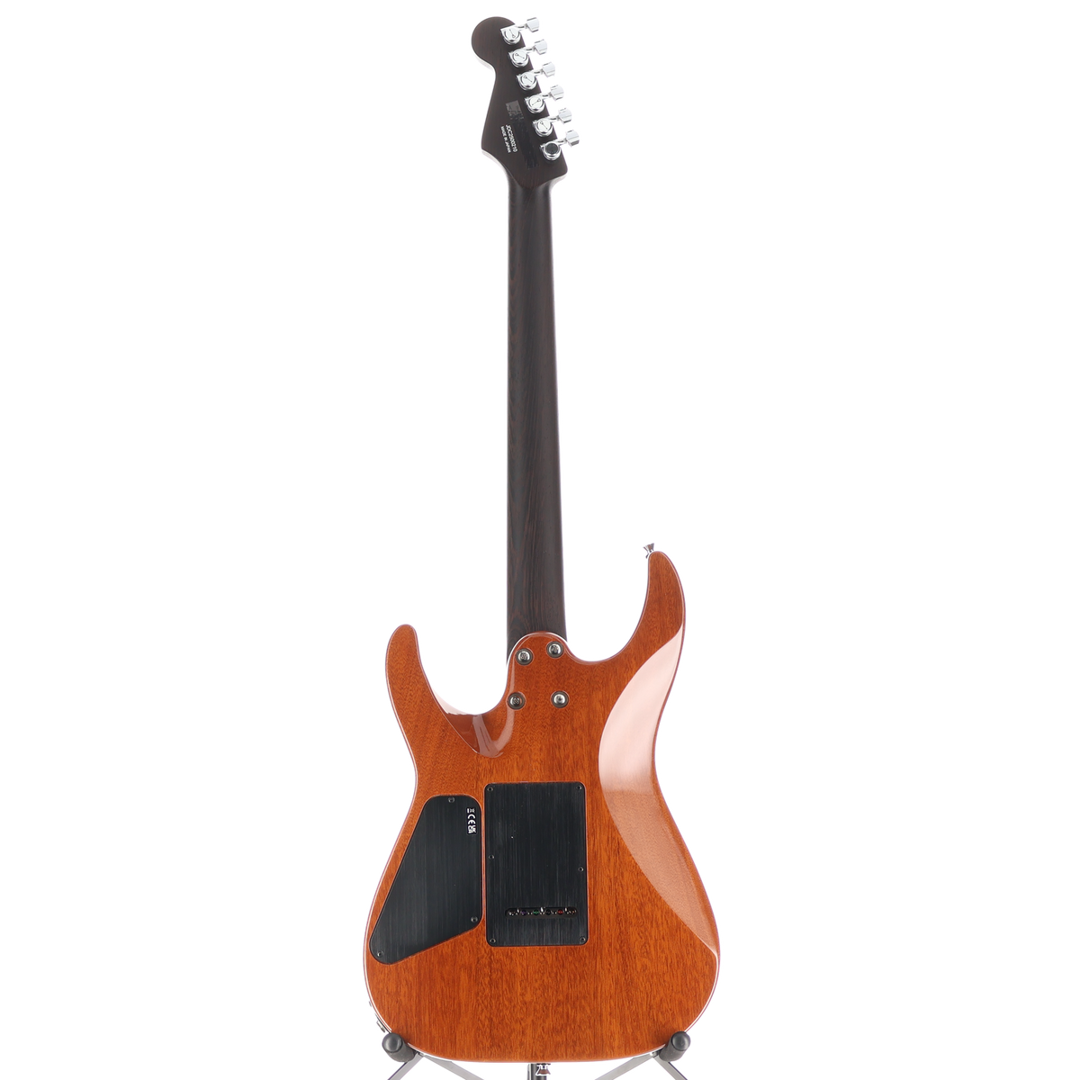 Charvel MJ DK24 HSH 2PT W Mahogany with Flame Maple, Antique Burst, Plays Great (H8) (00210)