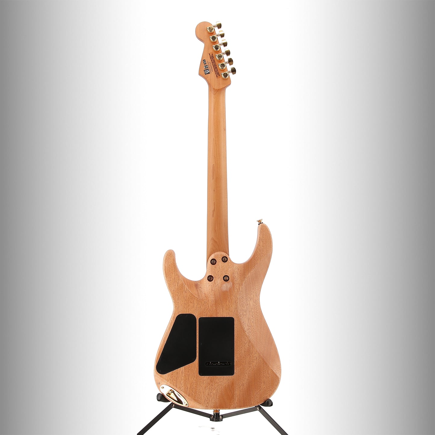 Charvel Pro-Mod DK22 SSS 2PT CM Mahogany with Walnut, Caramelized Maple Fingerboard, Natural (EC12) (00324)