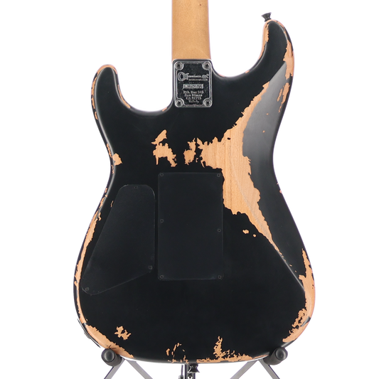 Charvel Pro-Mod Relic San Dimas Style 1 HH FR PF, Pau Ferro Fingerboard, Weathered Black (B11) (50572)