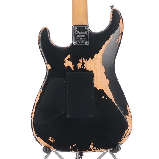 Charvel Pro-Mod Relic San Dimas Style 1 HH FR PF, Pau Ferro Fingerboard, Weathered Black (B11) (50572)