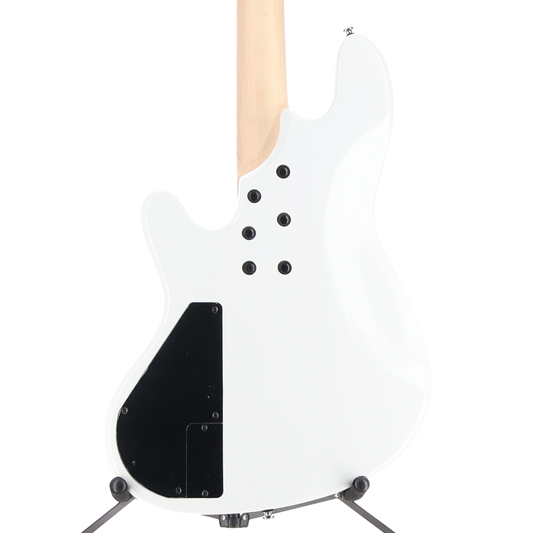 Cort Elrick NJS4 4-String Bass Guitar, Maple Fingerboard - White (R13) (49126)