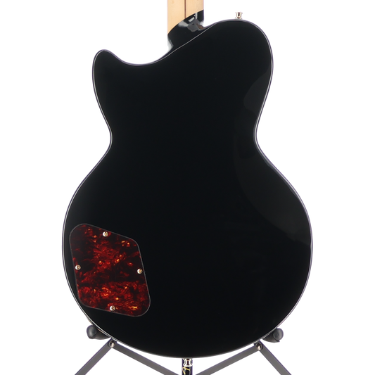 D'angelico Deluxe Atlantic - Solid Black, Expert Setup (P9) (01001)