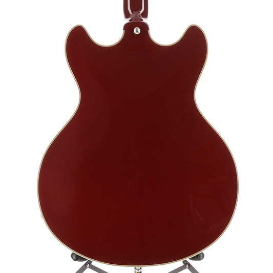D'angelico Excel DC Tour Collection - Solid Wine, Professional Setup (B11) (21147)