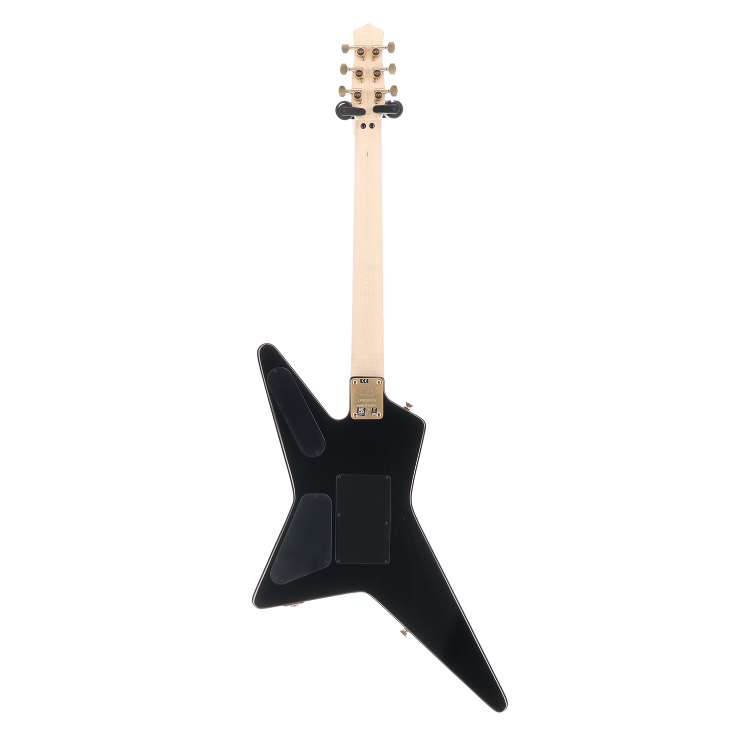 EVH Limited Edition Star, Ebony Fingerboard with Gold Hardware - Black and Gold Custom Paint (Z2) (00724)