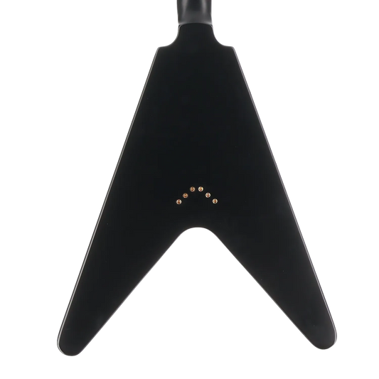 Epiphone 1958 Korina Explorer - Inspired by Gibson - Black Custom Paint with Burstbucker Set (T1) (39038)