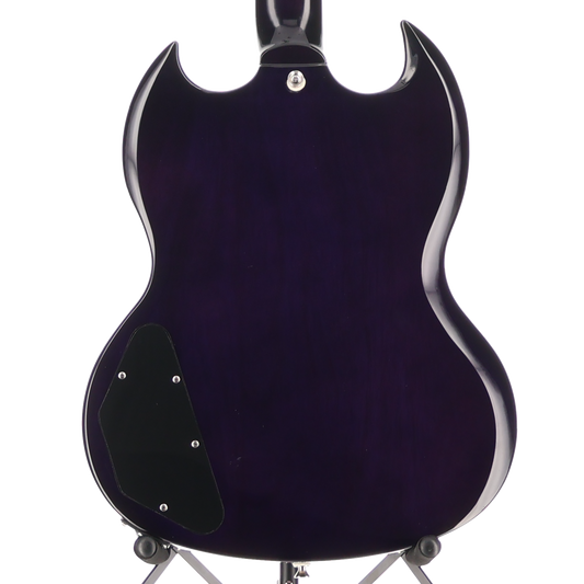 Epiphone SG Modern Figured Purple-Mighty Mite Motherbucker Pickup Mod (AA6) (39002)