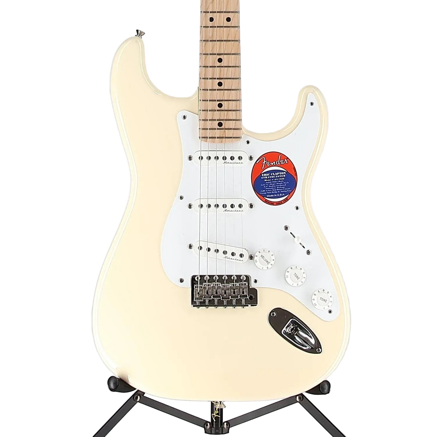 Eric Clapton Stratocaster, Maple Fingerboard, Olympic White (RC3) (01889)