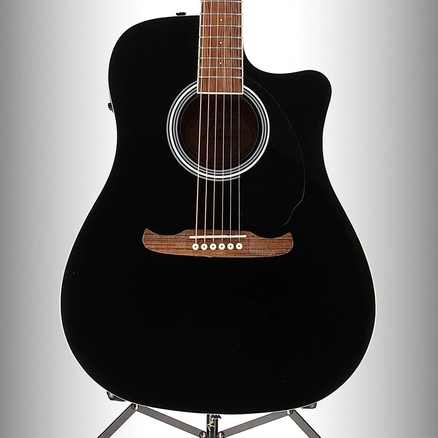 FA-125CE Dreadnought, Walnut Fingerboard, Black (OA12) (09387)