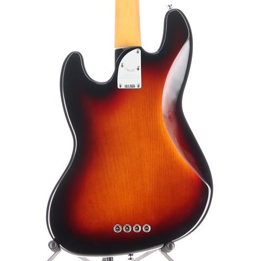 Fender American Professional II Jazz Bass, Maple Fingerboard, 3-Color Sunburst (Q7) (50688)