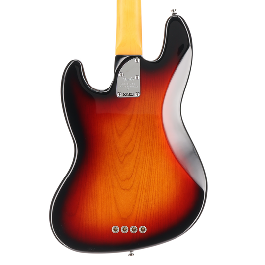 Fender American Professional II Jazz Bass, Maple Fingerboard, 3-Color Sunburst (V8) (09927)