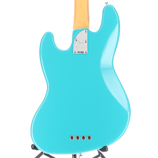 Fender American Professional II Jazz Bass, Rosewood Fingerboard, Miami Blue (H7) (40128)