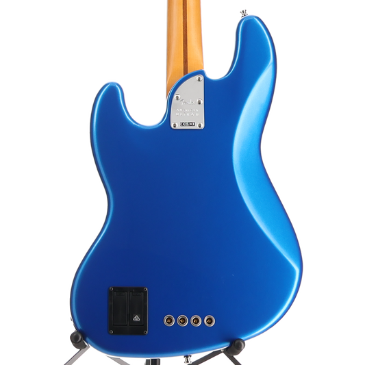 Fender American Ultra II Jazz Bass, Ebony Fingerboard, Noble Blue (BB11) (16712)