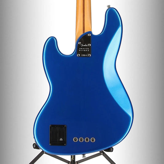 Fender American Ultra II Jazz Bass, Ebony Fingerboard, Noble Blue (EG9) (15423)