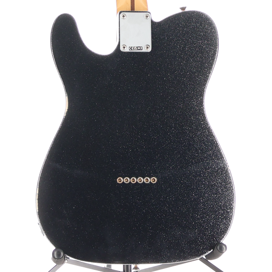 Fender Brad Paisley Road Worn Telecaster, Maple Fingerboard, Black Sparkle (M8) (59709)