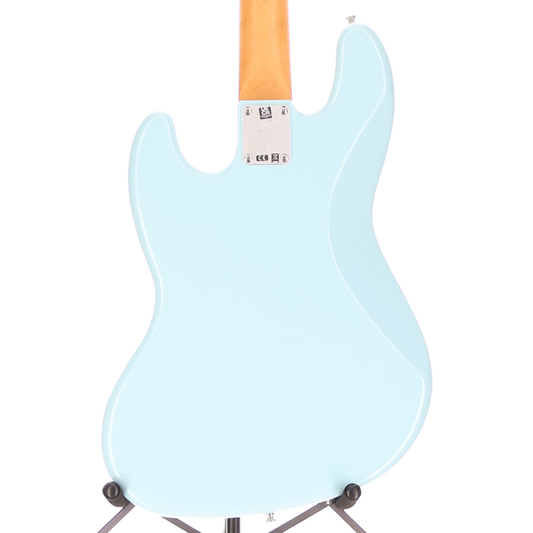 Fender Gold Foil Jazz Bass, Sonic Blue, Professional Setup (B7) (96229)