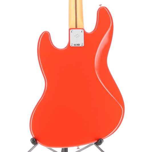 Fender Player II Jazz Bass, Maple Fingerboard, Coral Red (B11) (24713)