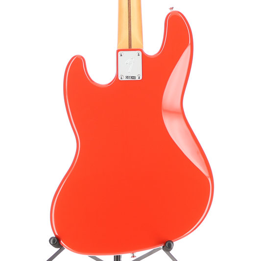 Fender Player II Jazz Bass, Maple Fingerboard, Coral Red (SR) (21071)