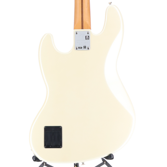 Fender Player Plus Jazz Bass, Maple Fingerboard, Olympic Pearl (G8) (94124)