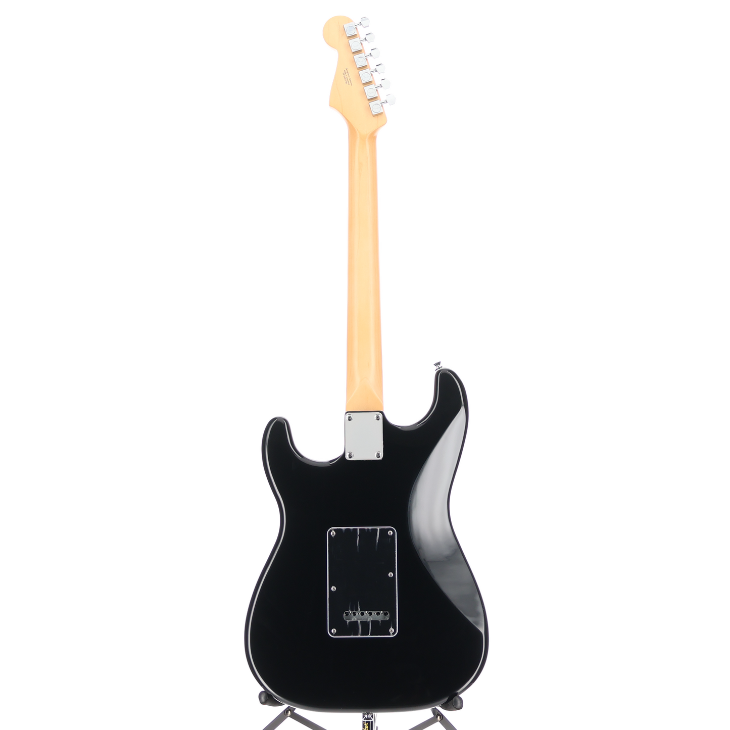 Fender Standard Stratocaster HSS, Laurel Fingerboard, Black Pickguard, Black (Q3) (03798)