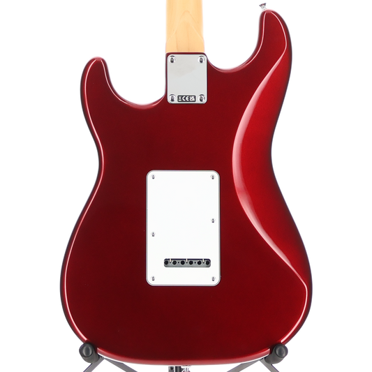 Fender Standard Stratocaster, Maple Fingerboard, White Pickguard, Candy Cola (Q8) (00822)