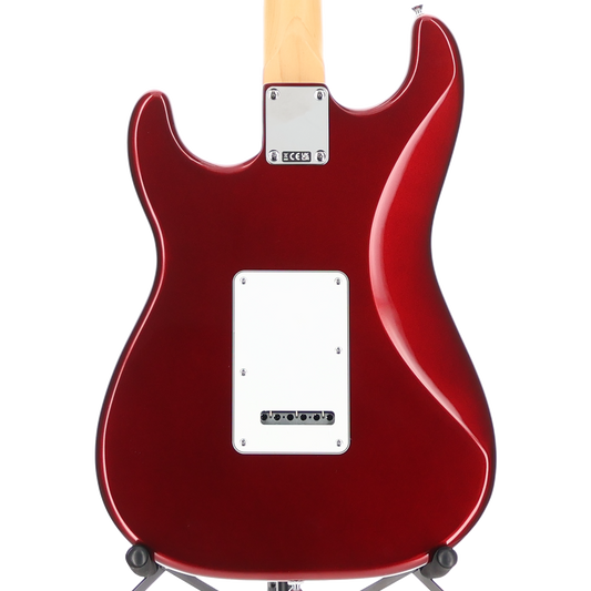 Fender Standard Stratocaster, Maple Fingerboard, White Pickguard, Candy Cola (Q8) (00822)