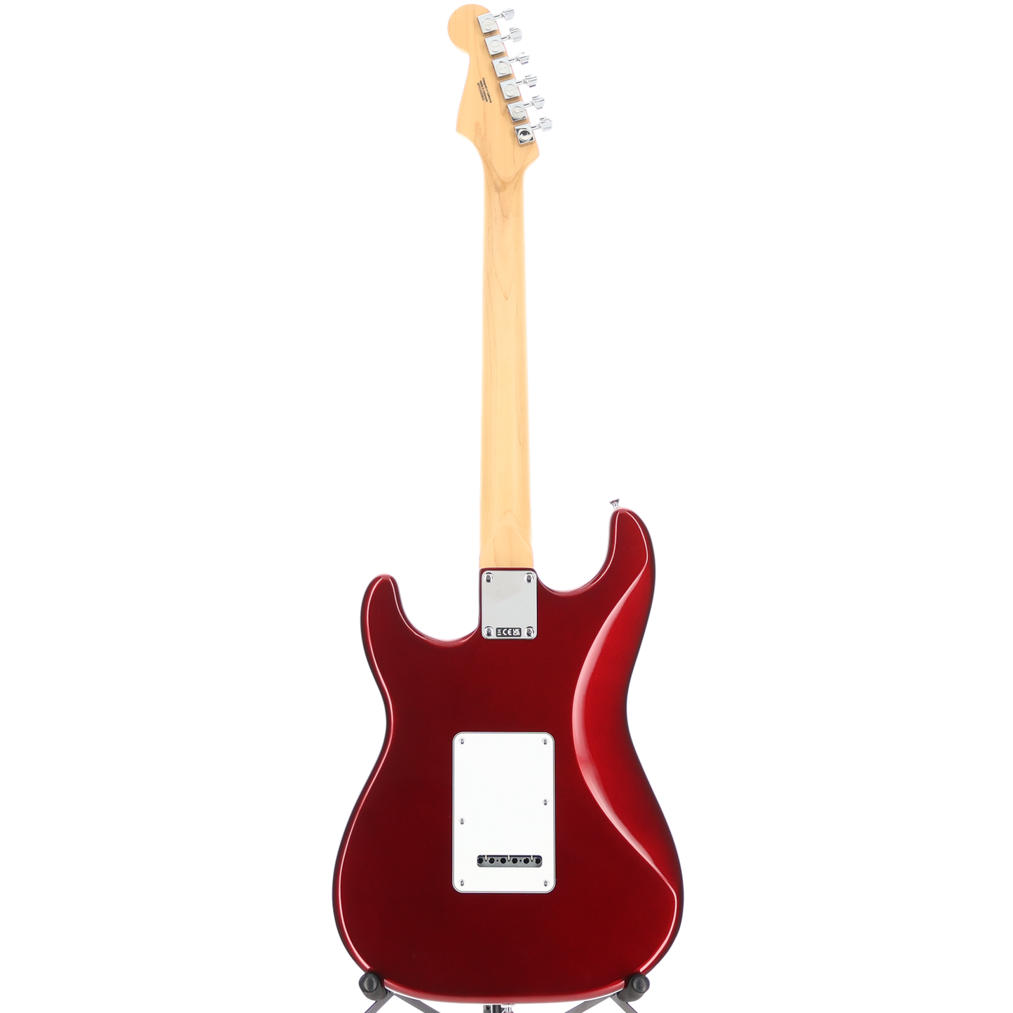 Fender Standard Stratocaster, Maple Fingerboard, White Pickguard, Candy Cola (Q8) (00822)